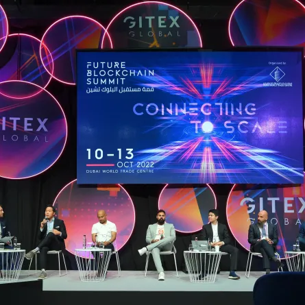 انطلاق "قمة مستقبل البلوك تشين 2023" في دبي هاربر. الصورة من wam