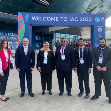 هيئة علوم الفضاء تشارك في المؤتمر الدولي للملاحة الفضائية. الصورة من وكالة الأنباء البحرينية