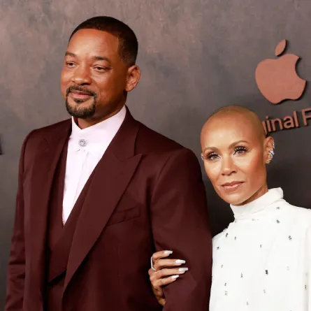 ويل سميث وزوجته جادا بينيكيت سميث (Will Smith and his wife actress Jada Pinkett Smith). مصدر الصورة: Michael Tran / AFP