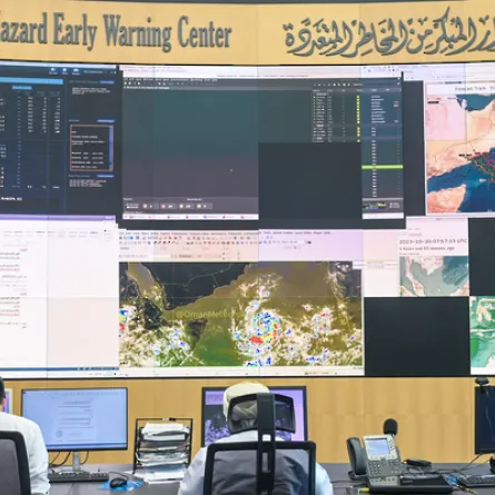 زلزال بقوة 5.1 درجات في خليج عمان. الصورة من وكالة الأنباء العمانية