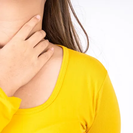 صورة لحامل تعاني من خلل بالغدة