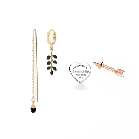 موديلات أقراط غير متماثلة لخريف 2023