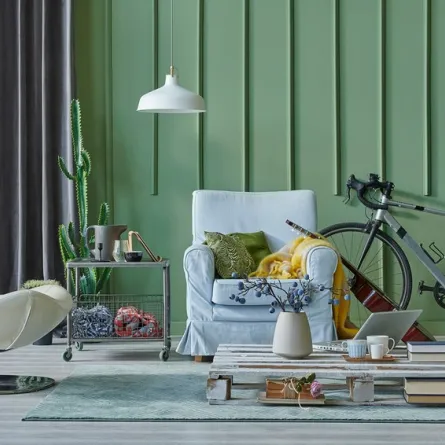 لون أخضر الأفوكادو يذكر بأسلوب ديكور عتيق