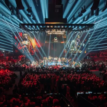 حلبة النزال- الصورة من حساب موسم الرياض على منصة إكس 