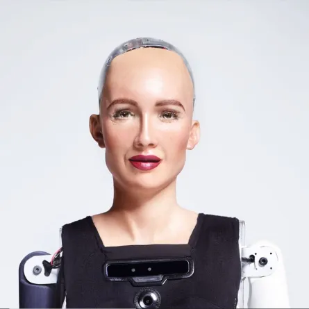 مشاركة صوفيا أول روبوت تحصل على الجنسية السعودية في مبادرة مستقبل الاستثمار - credits hansonrobotics