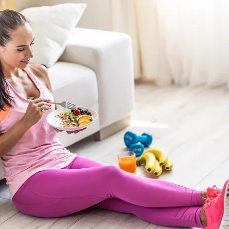 أضرار الأكل بعد التمرين مباشرة (المصدر: Shutterstock)