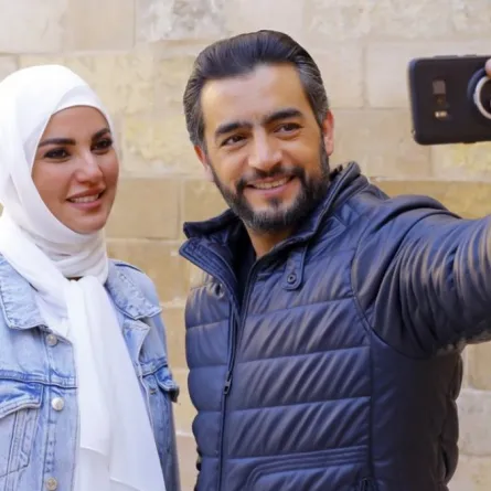 هاني سلامة ودرة - الصورة من حساب هاني سلامة على الفيس بوك