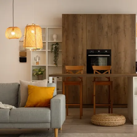 المطبخ ذو المخطط المفتوح