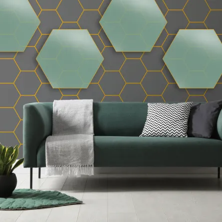 نمط قرص العسل مستوحى من الطبيعة