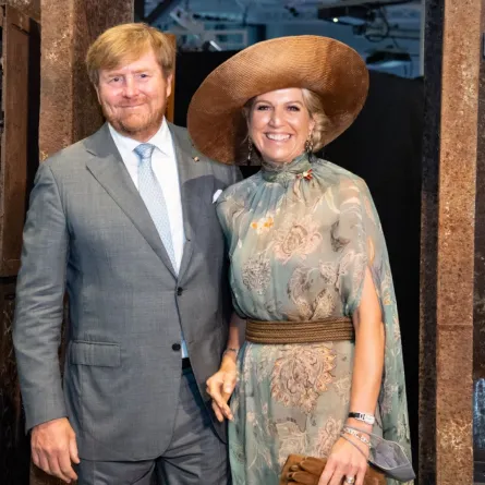 الملك ويليم ألكسندر والملكة ماكسيما (King Willem-Alexander and Queen Maxima). مصدر الصورة: Bernd von Jutrczenka / POOL / AFP