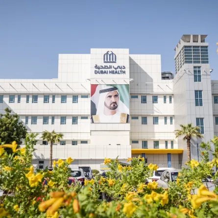  حمدان بن محمد يعتمد الهوية المؤسسية الجديدة لــ"دبي الصحية". الصورة من الحساب الرسمي للشيخ حمدان بن محمد على منصة x