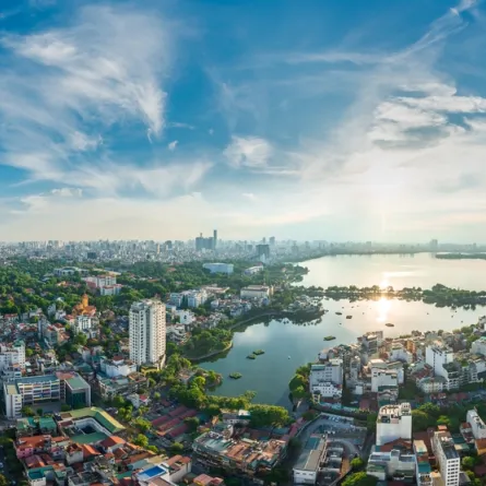 إطلالة على مدينة هانوي