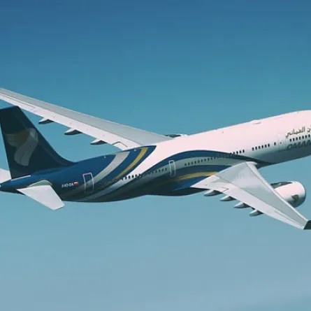 الخطوط العمانية. الصورة من الحساب الرسمي للطيران العماني