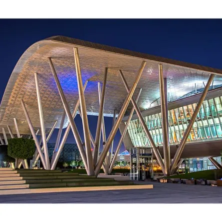 "واحة قطر للعلوم والتكنولوجيا". الصورة من وكالة الأنباء القطرية