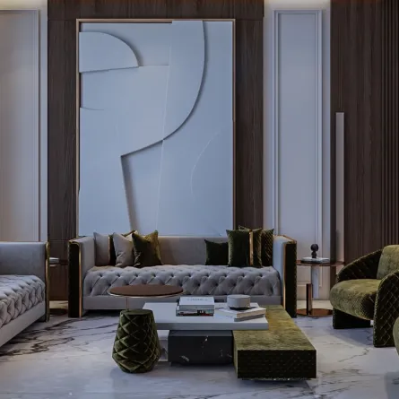 ديكور جدران الصالات 