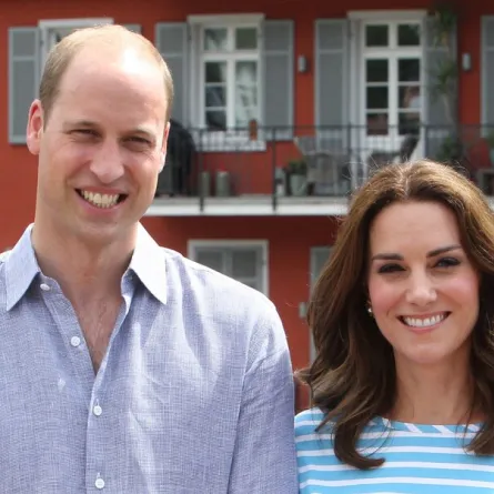 الأمير ويليام والأميرة كيت ميدلتون  Princess Kate Middleton and Prince William (مصدر الصورة: Daniel ROLAND / AFP)