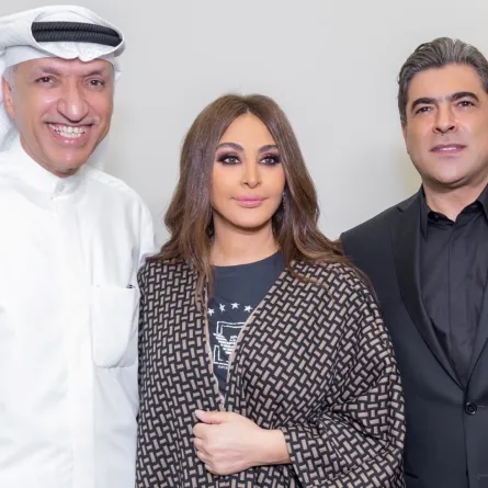 وائل كفوري وإليسا وسالم الهندي في حفل موسم  الرياض- الصورة  من روتانا لايف على تويتر