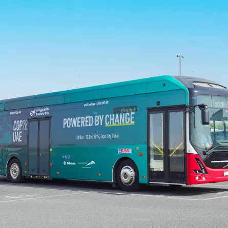 طرق ومواصلات دبي تطلق خطة متكاملة لتنقل سهل ومستدام لمشاركي وزوار  COP28. الصورة من مكتب دبي الإعلامي