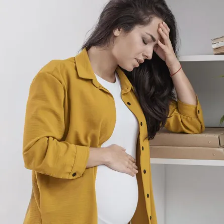 صورة لمشاكل الحمل