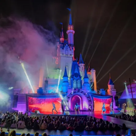 من افتتاح ديزني ذا كاسل في الرياض- الصورة من هيئة الترفيه