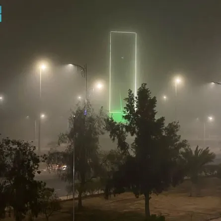 شهدت محافظة طريف بمنطقة الحدود الشمالية، اليوم، حالة من الضباب وتدنيًا في مستوى الرؤية الأفقية