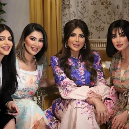 كواليس مسلسل خواتي غناتي - الصورة من صفحة الفنانة شهد سلمان على إنستغرام 