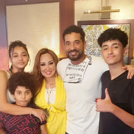 كيف احتفلت زوجة عمرو سعد بيوم ميلاده؟