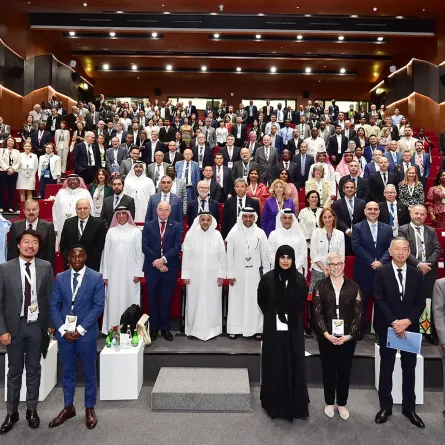 جامعة قطر تستضيف مؤتمر الاتحاد الدولي للجامعات لعام 2023. الصورة من حساب جامعة قطر على منصة x