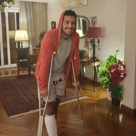 محمود ياسين جونيور - الصورة من حساب شهيرة على الفيس بوك