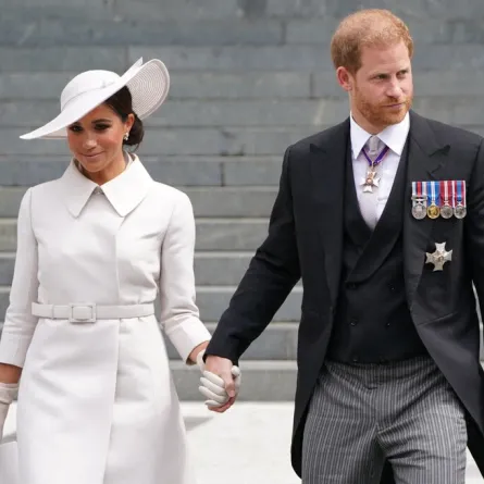 الأمير هاري وميغان ماركل Prince Harry and his wife Meghan (مصدر الصورة :  Kirsty O'Connor / POOL / AFP)