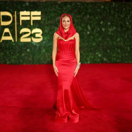 مريم أوزيرلي (Meryem Sarah Uzerli). مصدر الصورة: Tim P. Whitby/Getty Images for The Red Sea International Film Festival