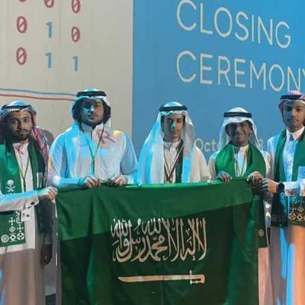 السعودية تحقق 5 جوائز عالمية في أولمبياد البلقان للمعلوماتية 2023 - الصورة من حساب موهبة على منصة إكس