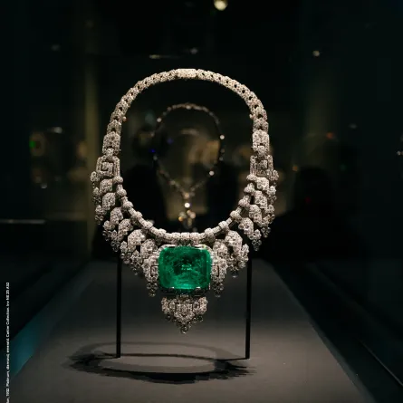 معرض "كارتييه.. الفن الإسلامي ومنابع الحداثة". الصورة من حساب متحف اللوفر على منصة x