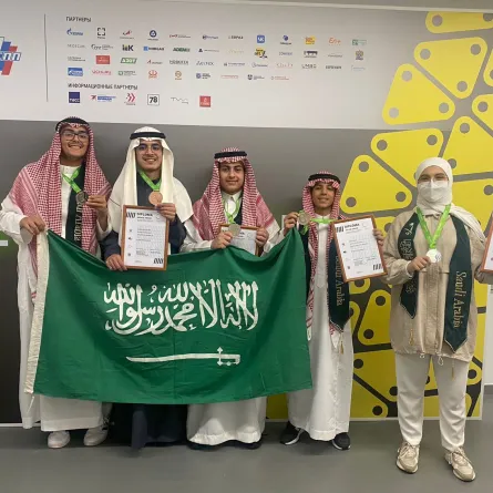 تعليم الطائف يحتل المرتبة الثانية عالمياً في مسابقة المهارات روسيا 2023 - الصورة من حساب تعليم الطائف على إكس