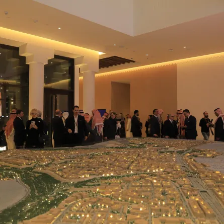 الإعلان عن تأسيس دار الأوبرا الملكية بالدرعية وتحويل المنطقة لوجهة سياحية عالمية - الصورة من حساب شركة الدرعية على منصة إكس