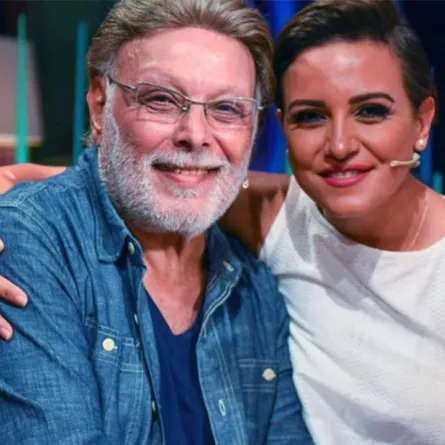الفنان الراحل أشرف عبدالغفور وابنته الفنانة ريهام عبد الغفور - الصورة من الحساب الخاص لـ ريهام عبد الغفور على 