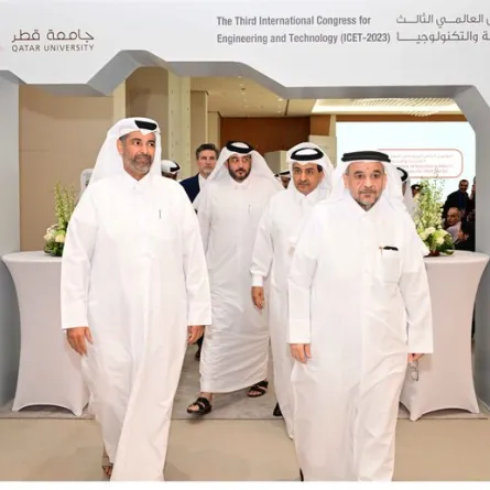 جامعة قطر تطلق الكونجرس العالمي الثالث للهندسة والتكنولوجيا. الصورة من الحساب الرسمي لجامعة قطر على منصة x