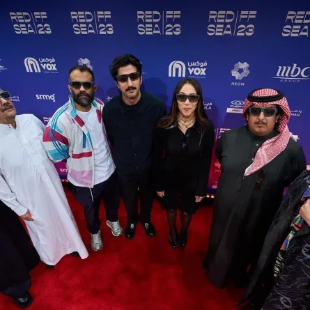 أبطال وصناع فيلم مندوب الليل- الصورة من صفحة الفنانة سارة طيبة على إنستغرام 