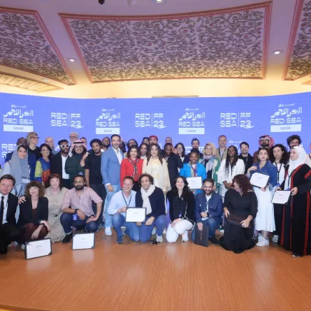 الفائزون بجوائز سوق البحر الأحمر - الصورة من المكتب الإعلامي لمهرجان البحر الأحمر السينمائي الدولي