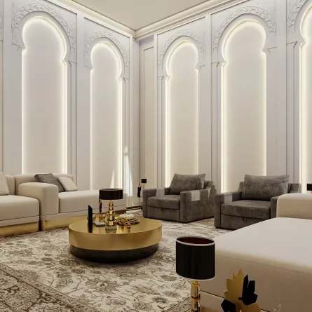 الفخامة واضحة في مجلس النساء