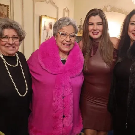 	عبير ورانيا وناهد ومنى فريد شوقي - مصدر الصورة منى فريد شوقي