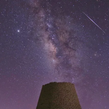 سلطنة عُمان تشهد ذروة زخة شهب التوأميات الخميس القادم. الصورة من وكالة الأنباء العمانية