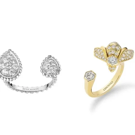 خواتم ذهب مفتوحة تزيدك أناقة ورقيّ لشتاء 2024