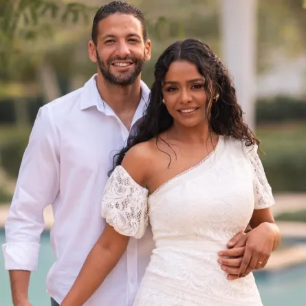 أسماء ابو اليزيد ومحمد الخطيب - الصورة من حسابها على انستغرام