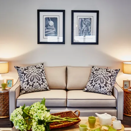 أسلوب هامبتونز في الديكور الداخلي 