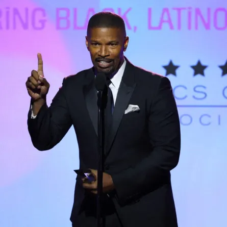 جيمي فوكس Jamie Foxx (مصدر الصورة: Leon Bennett / GETTY IMAGES NORTH AMERICA / Getty Images via AFP)