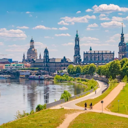 جانب من مدينة دريسدن 