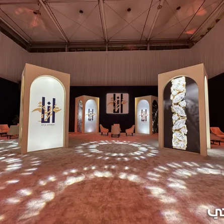 المدخل الرئيسي لمعرض أنا عربية - تصوير عبير بو حمدان