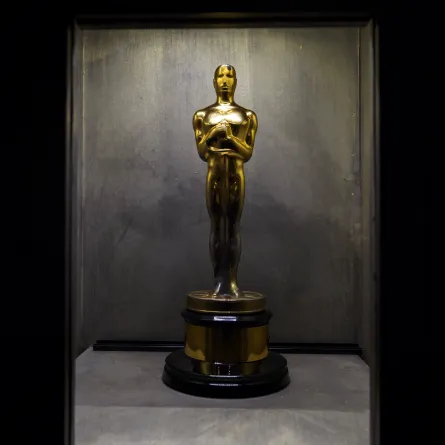 جائزة الأوسكار Oscar trophy (مصدر الصورة: ABRICE COFFRINI / AFP) 
