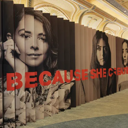 جناح "لأنها أبدعت" في مهرجان البحر الأحمر - الصورة من المركز الإعلامي